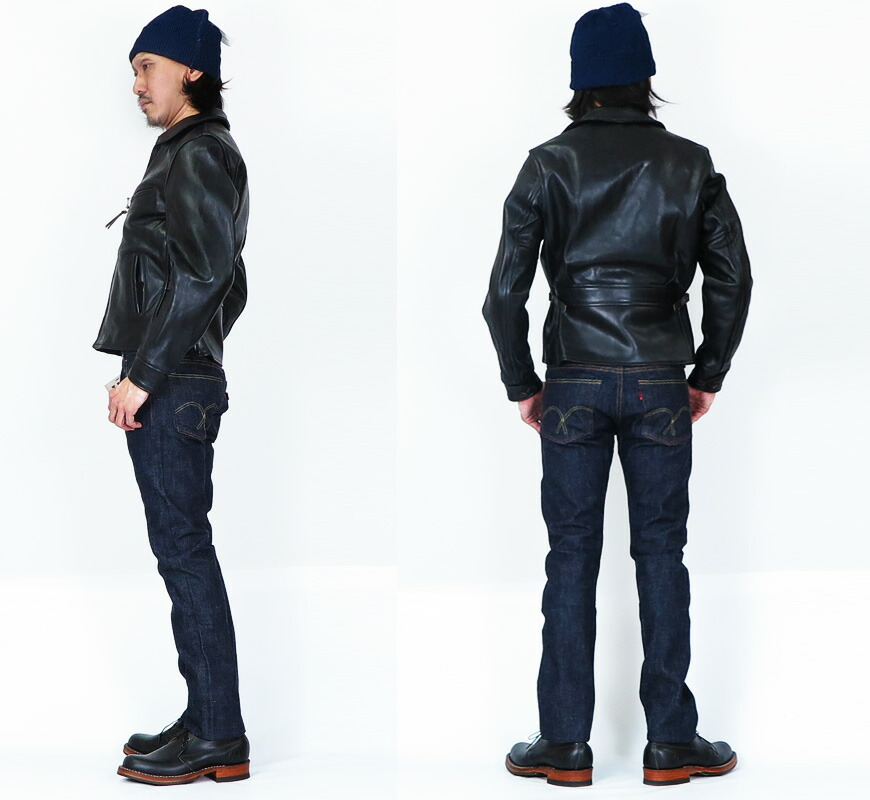 楽天市場】エアロレザー AERO LEATHER ライダースジャケット HALFBELT