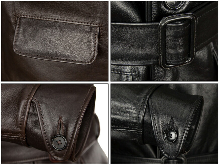 希少 AERO LEATHERS エアロレザー 36 襟ムートン ホースハイド 楽天