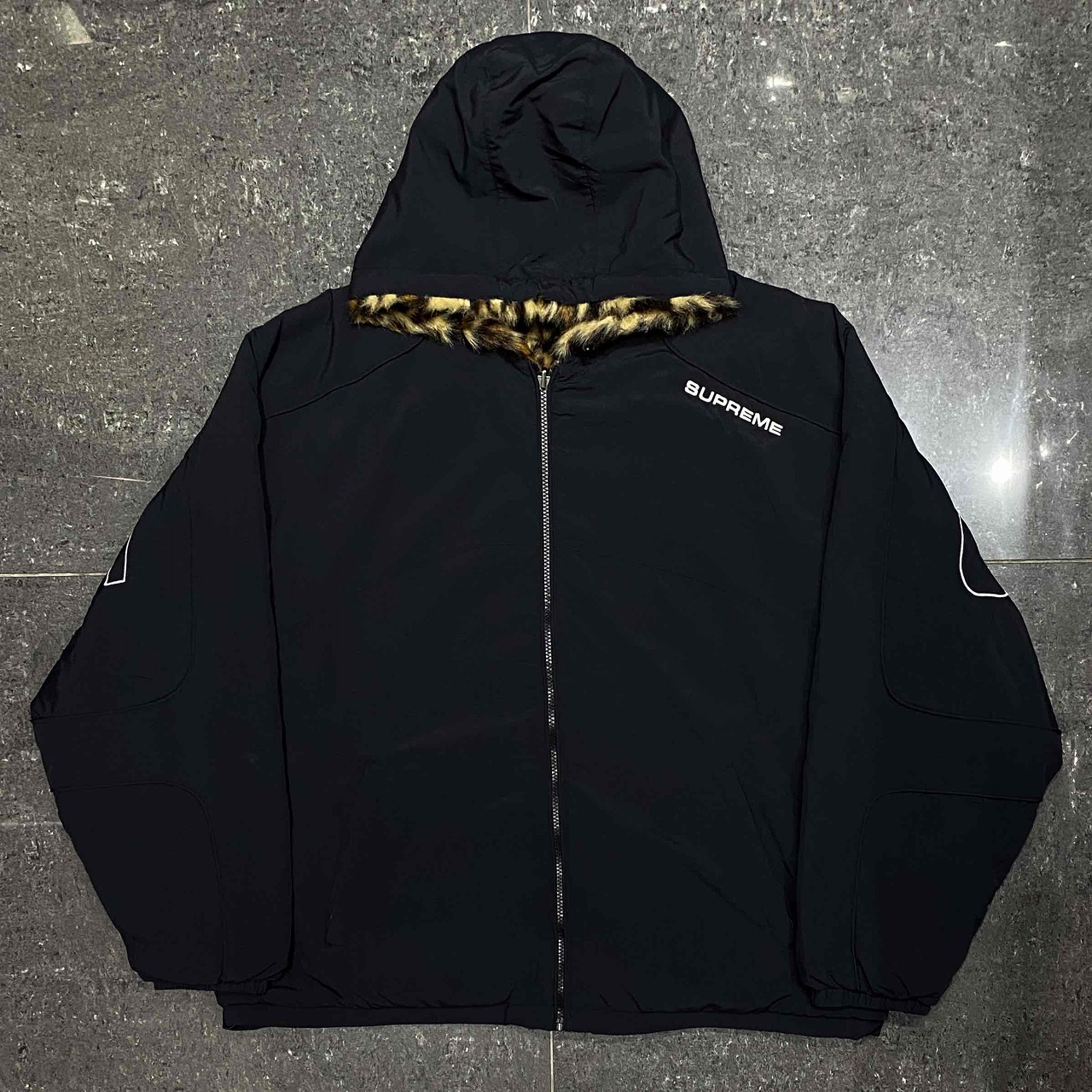 楽天市場】Supreme 25ss Faux Fur Reversible Hooded Track Jacket