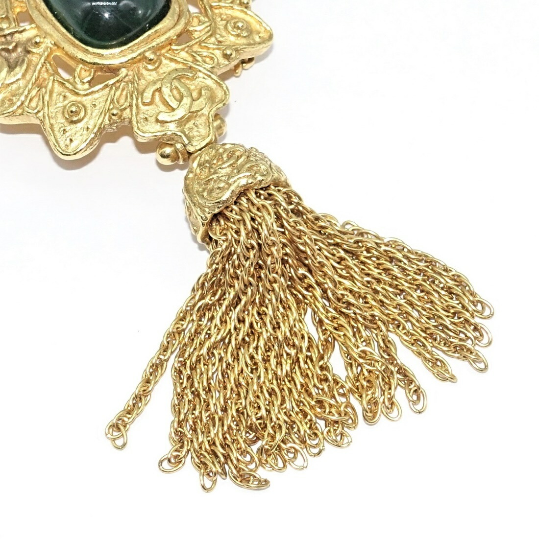 楽天市場】CHANEL 94A フリンジ ココマーク グリポアブローチ シャネル