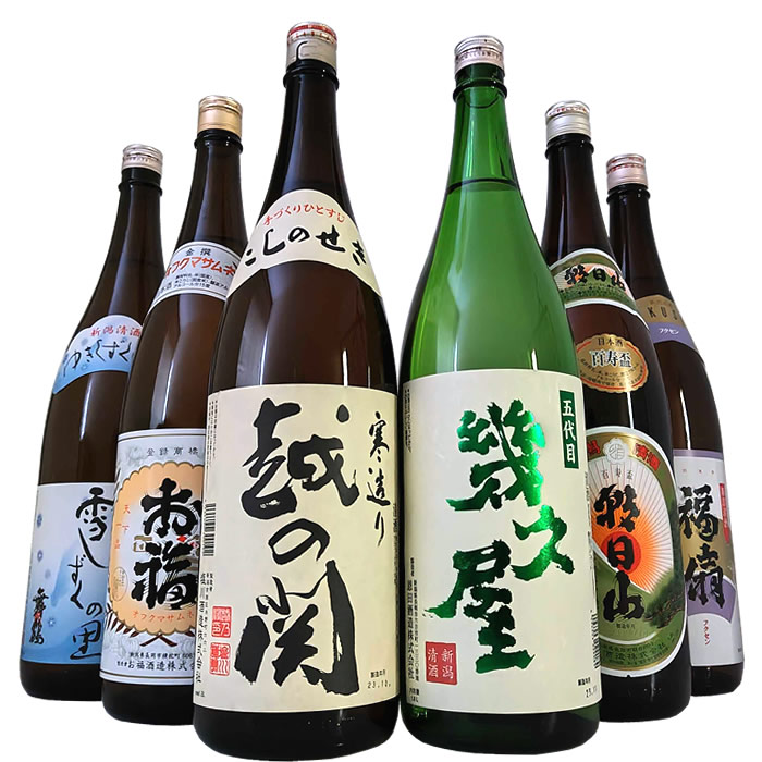 日本酒 1800㎖ 6本セット 日本酒1800ml×6本セットA 日本酒 1800×