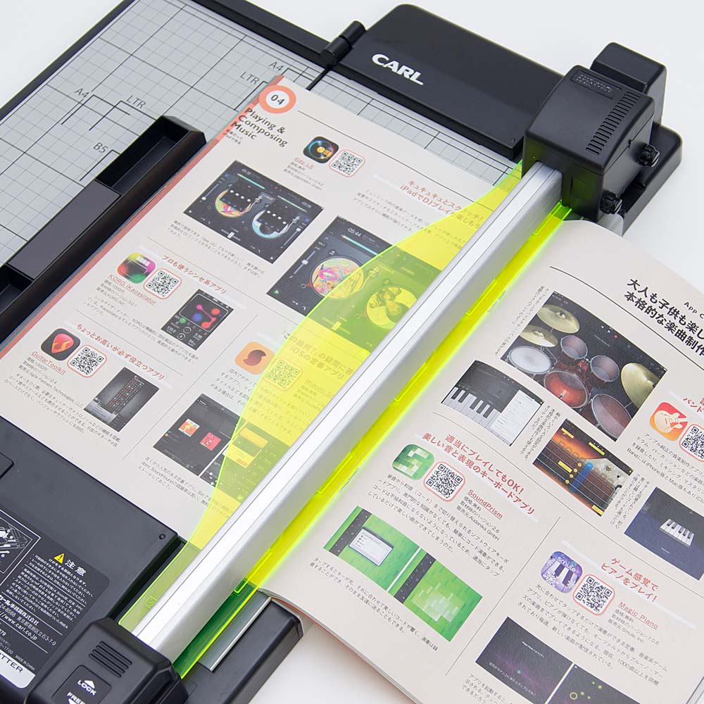 ペーパーカッター 裁断機 CARL ディスクカッター・スリム DC-F5100の
