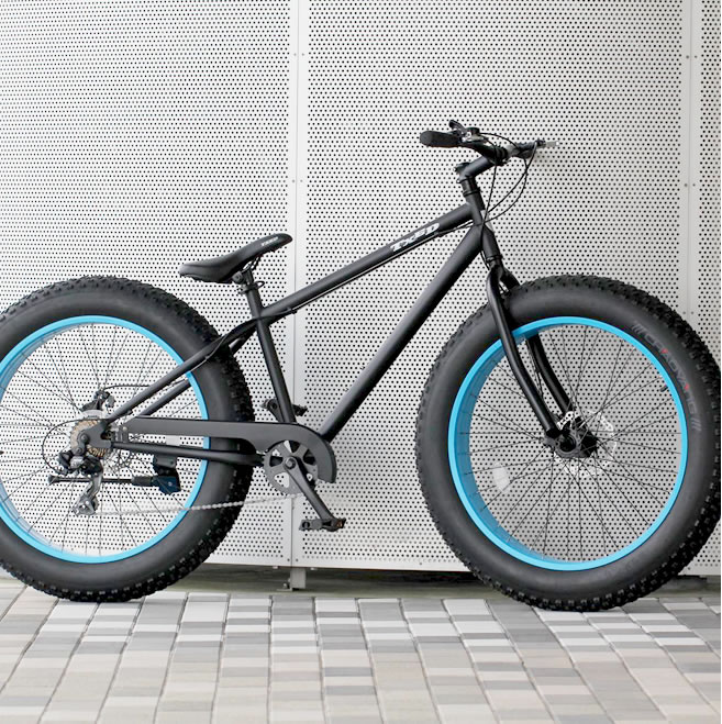 楽天市場】ファットバイク ビーチクルーザー 自転車 26インチ FATBIKE