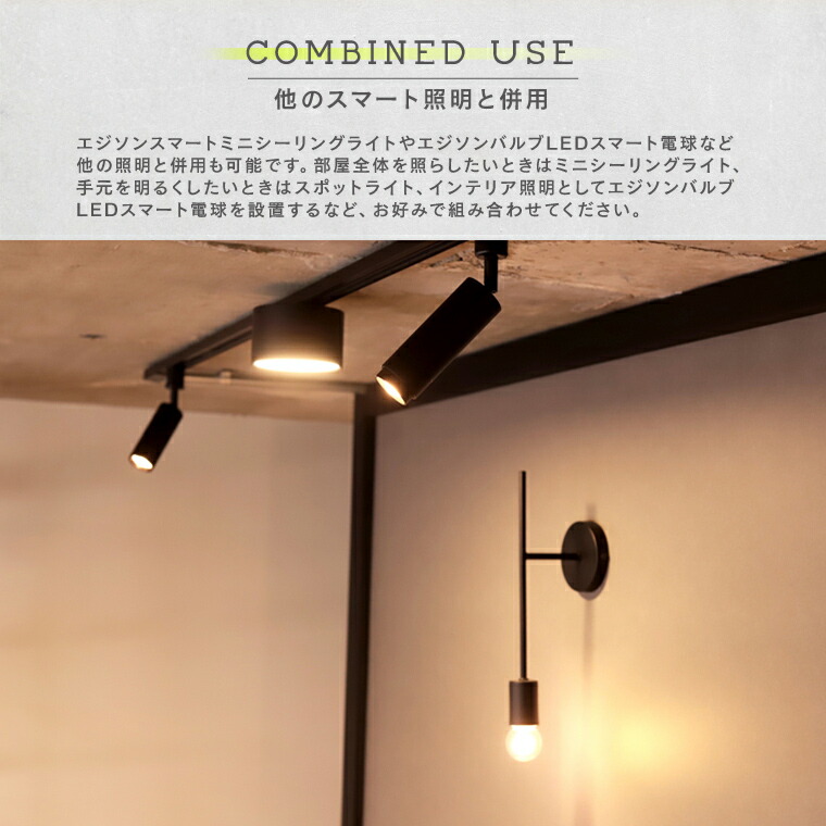 楽天市場】5個セット スポットライト照明 エジソンスマート ミニ