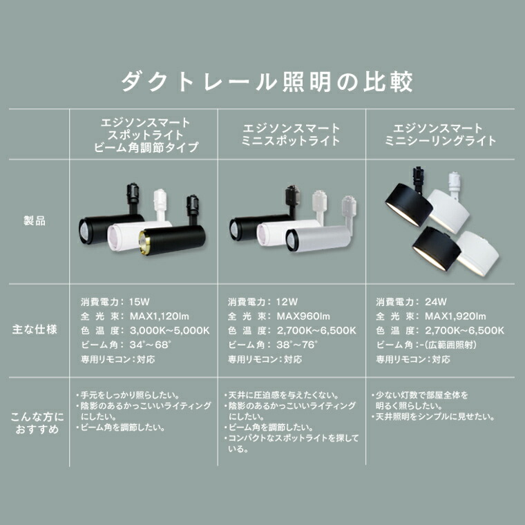 楽天市場】【2個セット】エジソンスマート スポットライト ビーム角