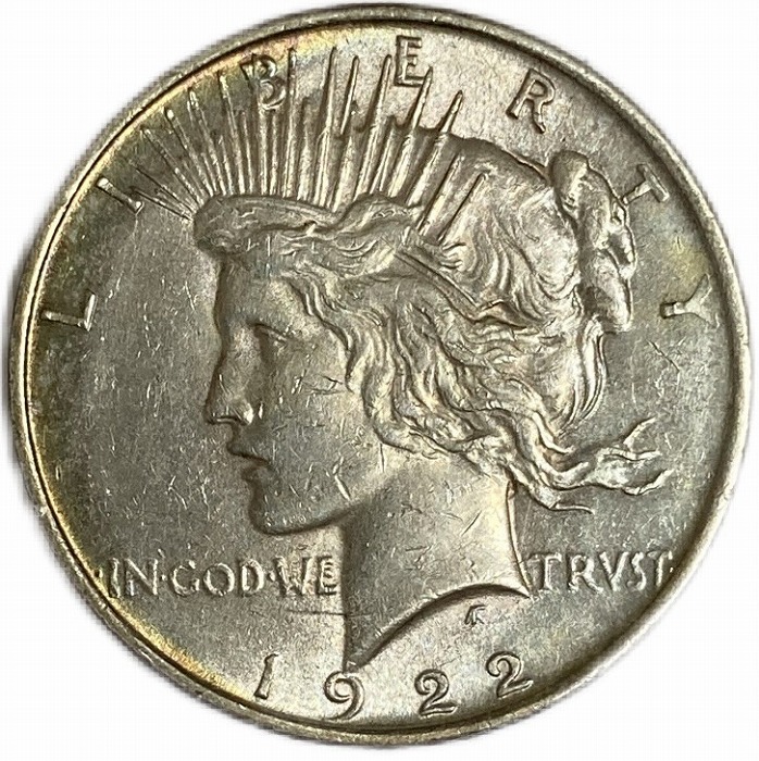 楽天市場】アメリカ銀貨 1ダラー ピースダラー 年代ランダム 【銀貨