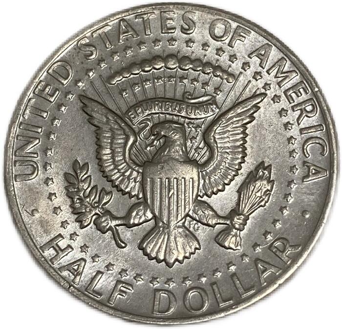 楽天市場】アメリカ硬貨 50セント硬貨 白銅貨 ハーフダラー 1971年