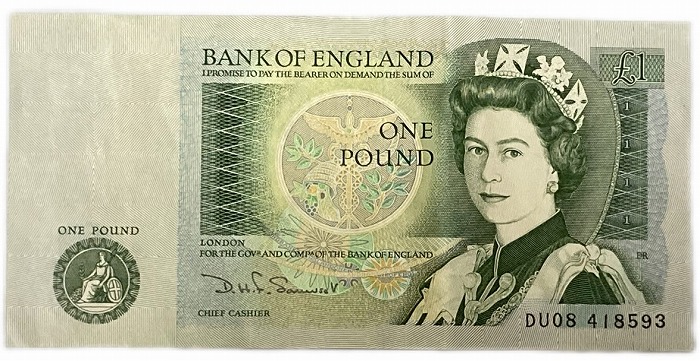 未使用 英領マン島 2013年 旧紙幣 エリザベス女王高額 20ポンド P-49