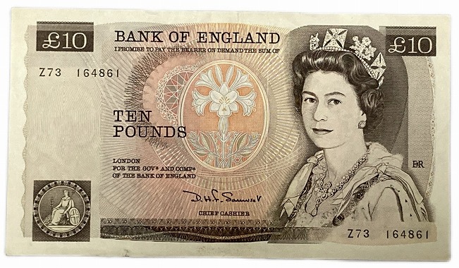 10 £5 イギリス旧紙幣セット エリザベス女王 イギリス旧紙幣エリザベス