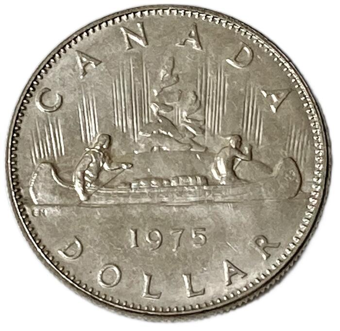 楽天市場】カナダ エリザベス女王 宝冠 カヌー 1ドル 年代ランダム 美