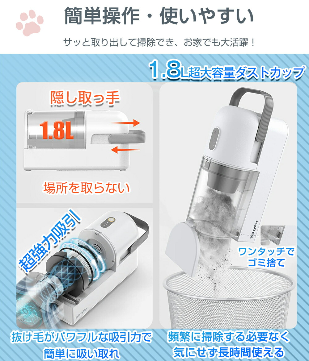 楽天市場】lvittyPet ペット用バリカンセット 犬用バリカン 犬 掃除機