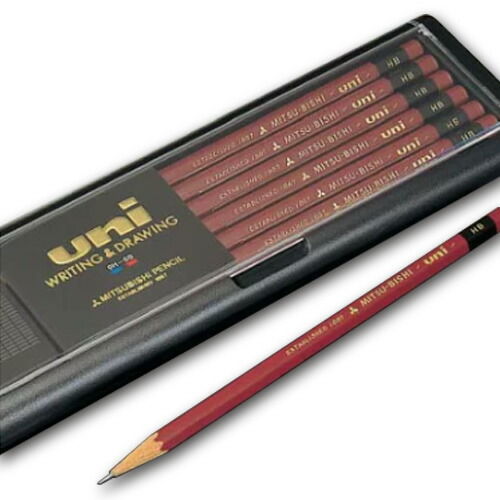 楽天市場】鉛筆【4ダースまでメール便可】 三菱鉛筆 ユニ 1ダース 12