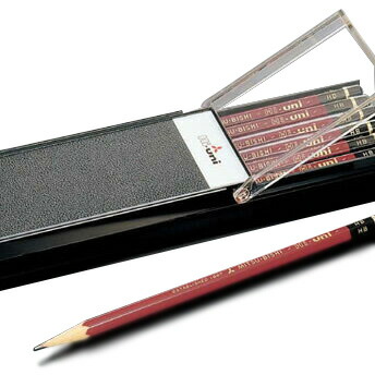 楽天市場】鉛筆【メール便可】 三菱鉛筆 ハイユニ 1ダース 12本入り