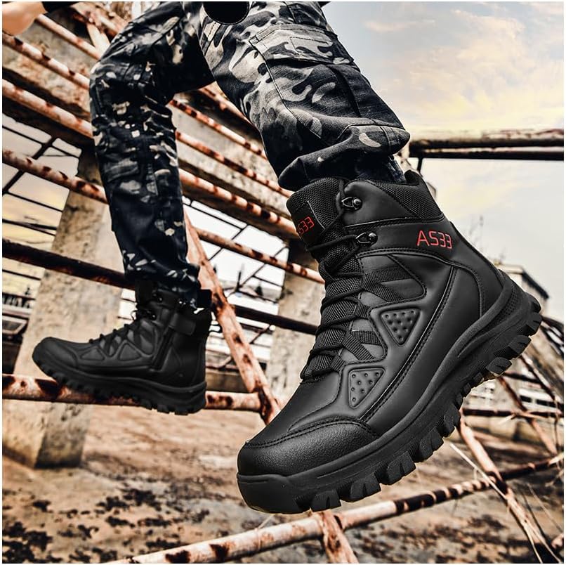 楽天市場】ミリタリーブーツ メンズ 本革 バイクブーツ ライディング