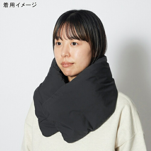 新品 スノーピーク ダウンマフラーブラック ネックウォーマー 【公式通販】