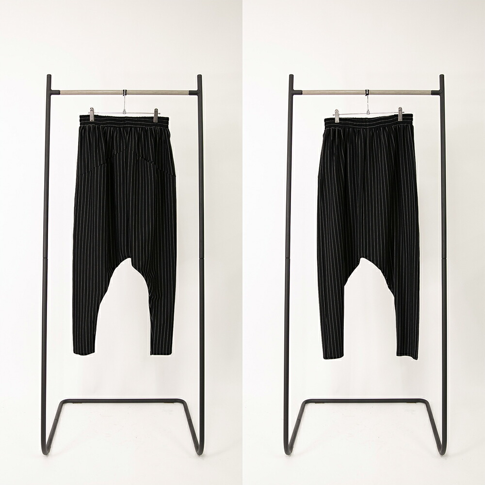 楽天市場】【Le sucood】ストライプ柄 ボリューム サルエルパンツ