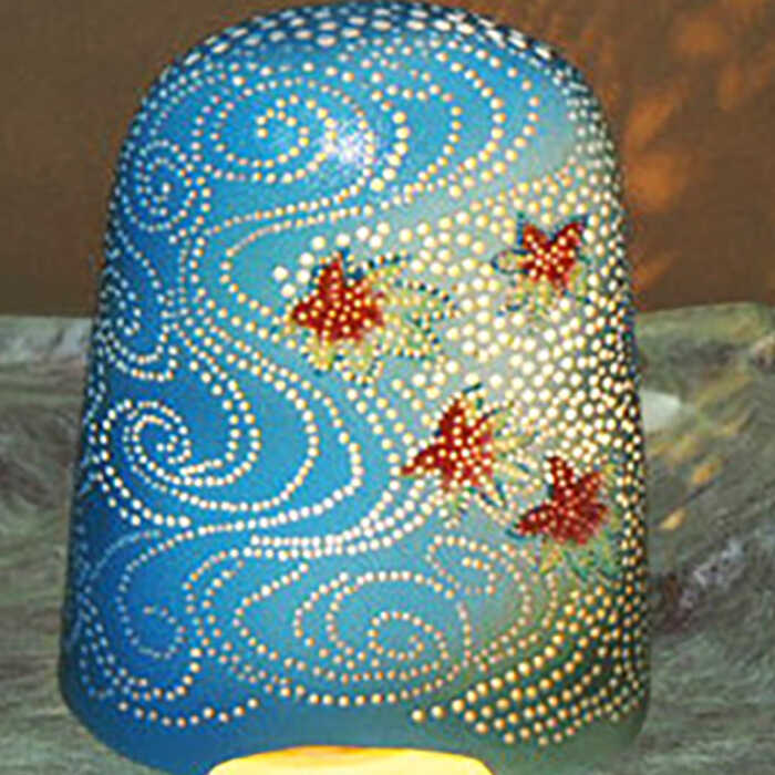 楽天市場】【ふるさと納税】陶器のランプシェード『京の春秋』 手作り