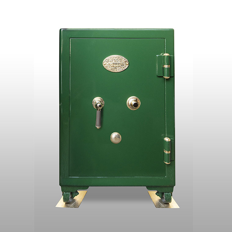 楽天市場】【ふるさと納税】 古典金庫 7号 片開 緑 金庫 古典金庫