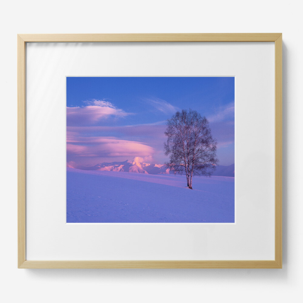 楽天市場】【ふるさと納税】前田真三 額付き写真（白木額） 四切サイズ