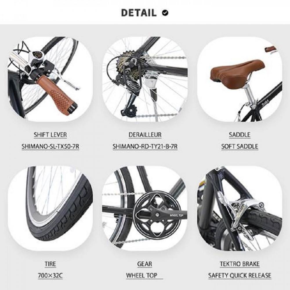 楽天市場】【ふるさと納税】ヱビス自転車 クロスバイク シマノ製外装7