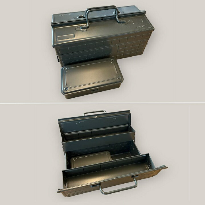 楽天市場】【ふるさと納税】2段式工具箱ST-350 MG＆トランク型工具箱T