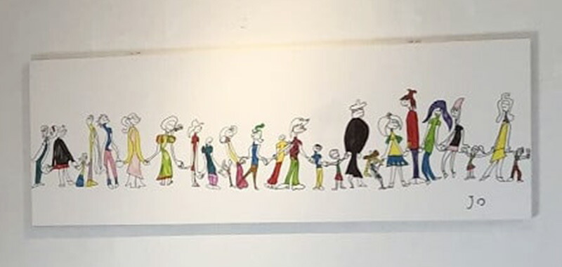 楽天市場】【ふるさと納税】 絵画『peace』 インテリア 壁掛け