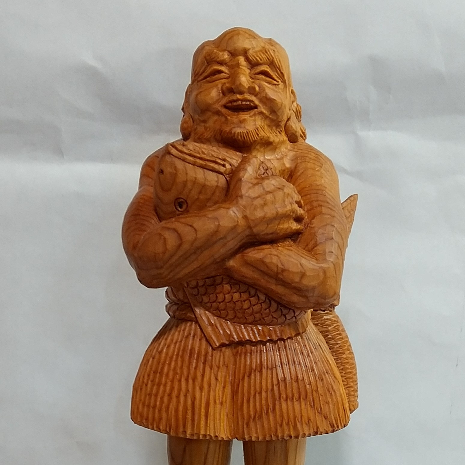 恵比寿様 飛騨高山 一位一刀彫