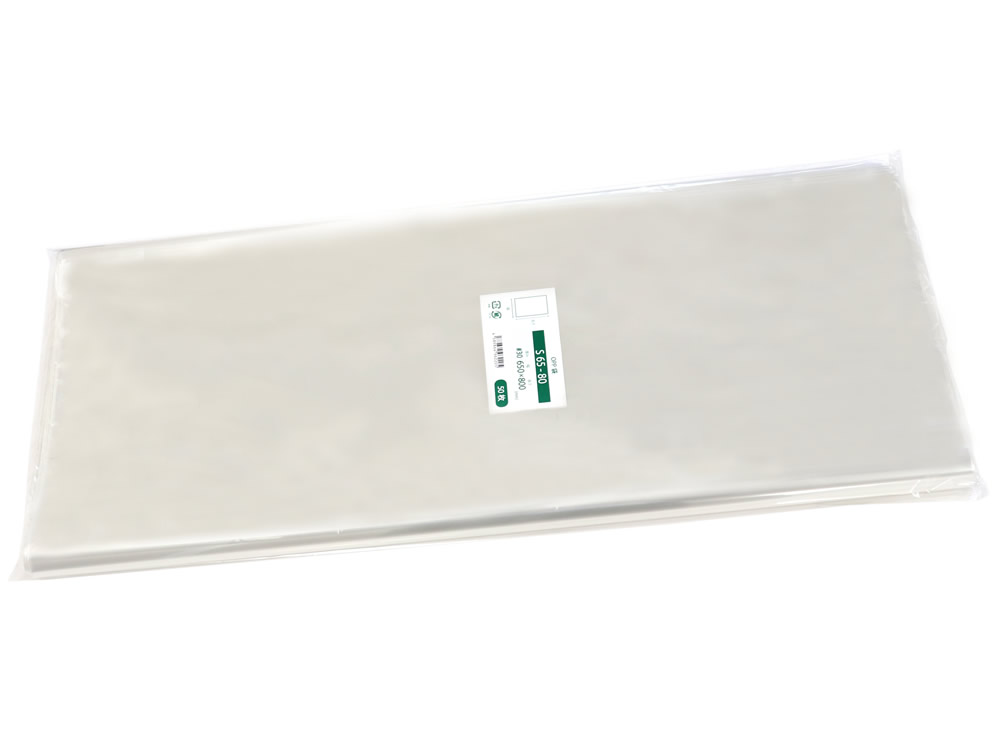 楽天市場】OPP袋 特大 テープなし 650x800mm S65-80 三つ折りにて配送