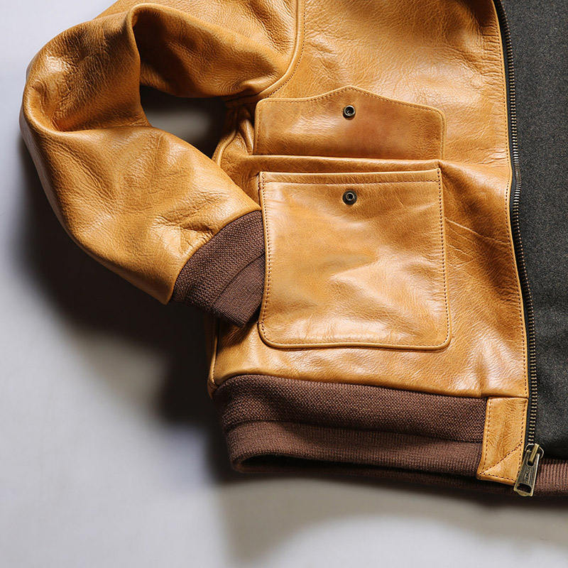 楽天市場】レザージャケット メンズ フライトジャケット 牛革 本革