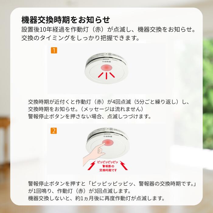 楽天市場】☆楽天ランキング3冠達成☆ 火災報知器 パナソニック 電池