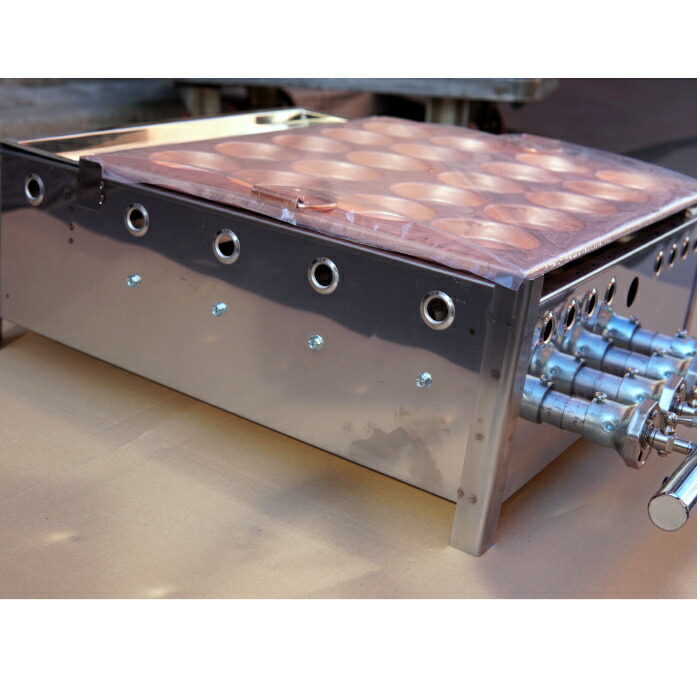 楽天市場】LPG専用 業務用 大判焼き器 20穴( 今川焼機 大判焼器 人気