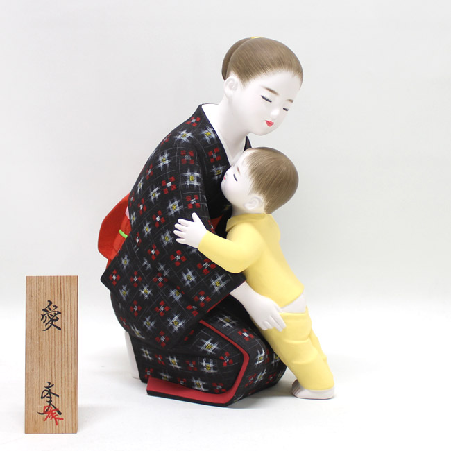 松尾文夫 博多人形 文夫の「母と子」① | 松尾吉将 博多人形工房