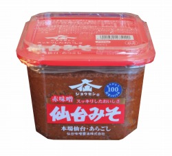 楽天市場】ジョウセン 仙台みそ 750g 1カップ 【被災地特産品 味噌