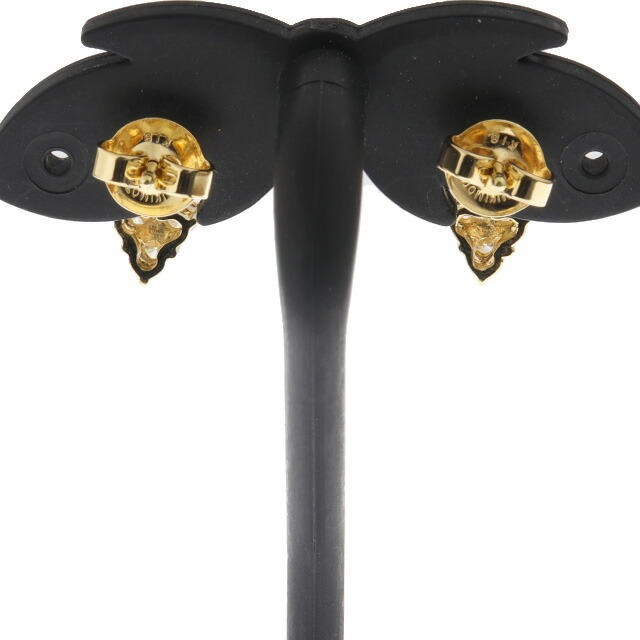 楽天市場】（洗浄済）ミキモト MIKIMOTO パール ダイヤ ピアス K18 YG