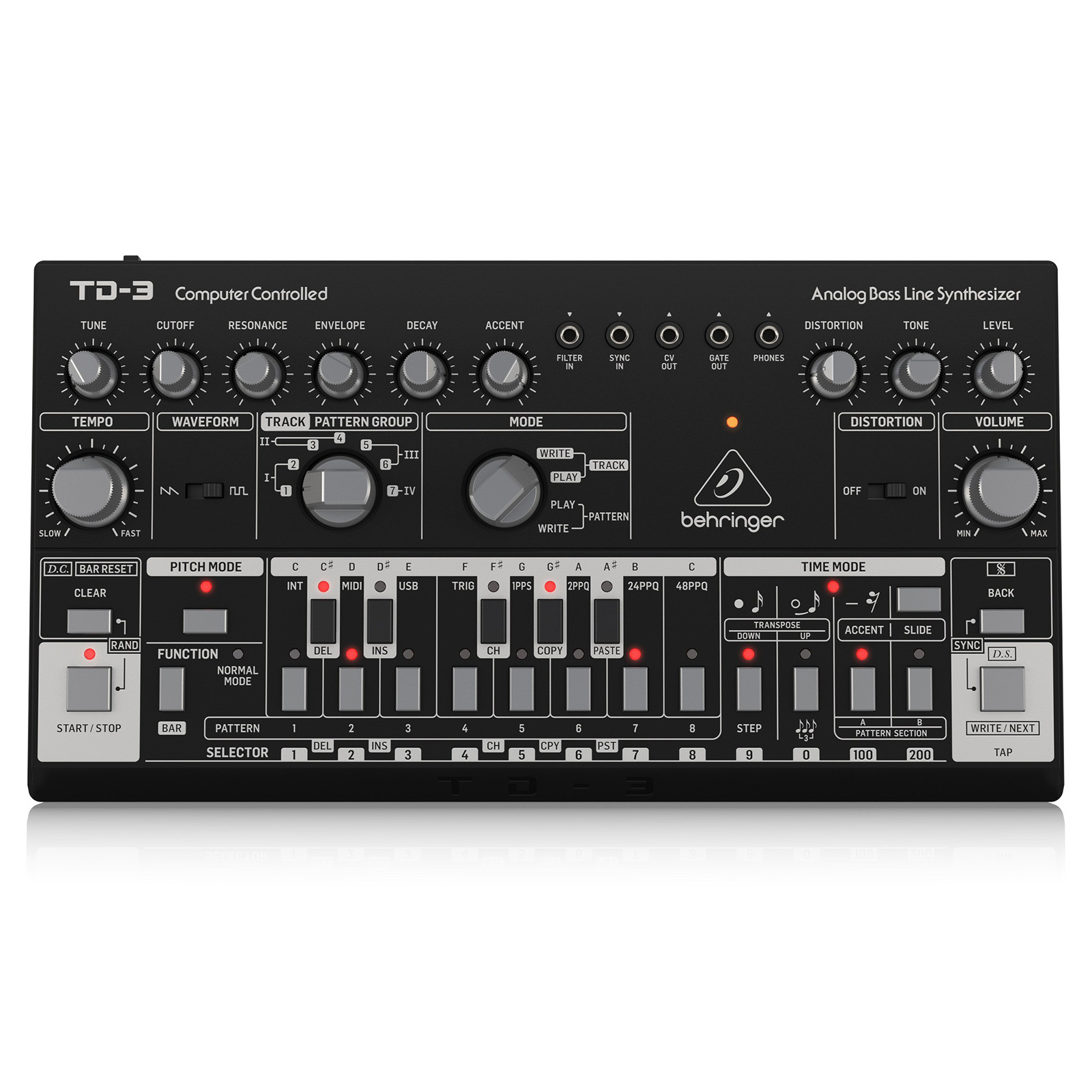 楽天市場】BEHRINGER TD-3-BK アナログ ベースライン シンセサイザー