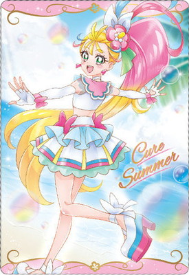 楽天市場】No.01 キュアサマー SR プリキュアカードウエハース3 : フル