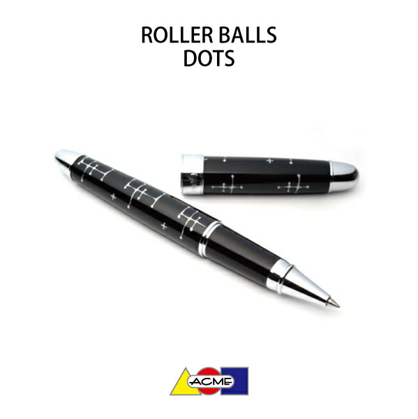 楽天市場】【高級ボールペン】ACME（アクメ）ローラーボールペンDOTS