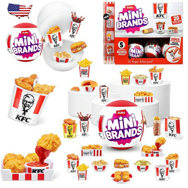 楽天市場】zuru カプセルトイ ケンタッキー ミニチュア ガチャガチャ