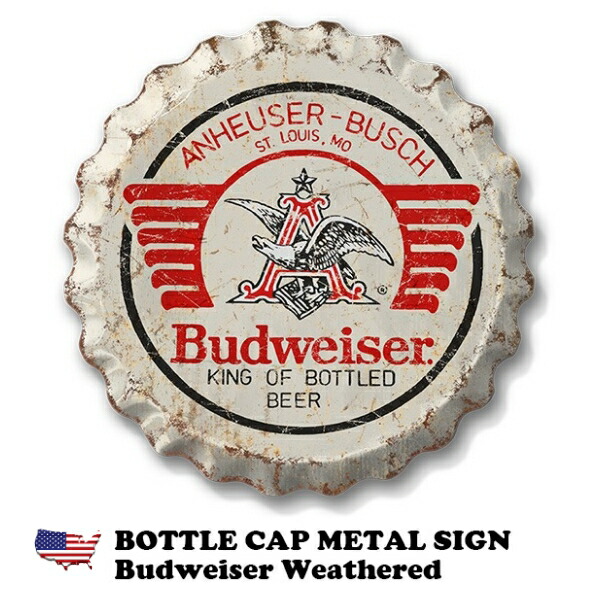 楽天市場】バドワイザービール ブリキ看板 アメリカン アメリカン雑貨