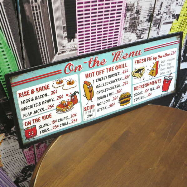 QUAKER STATE メニューボード アメリカンヴィンテージ 文字パーツ付き