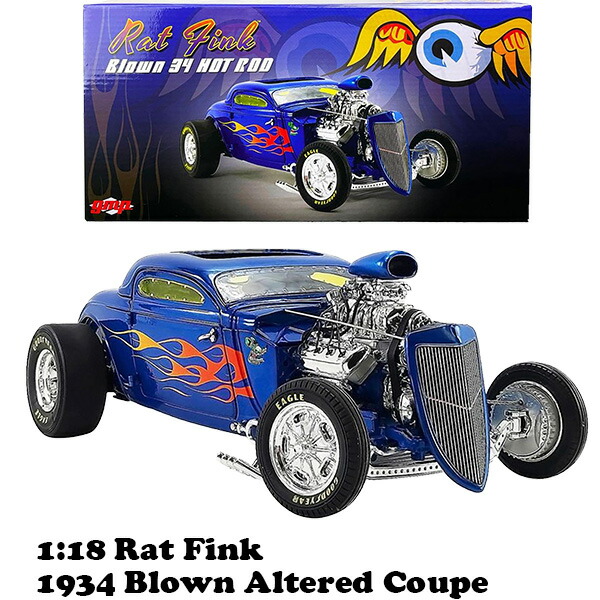 楽天市場】ラットフィンク ミニカー 1/18 Rat Fink 1934 Blown Altered