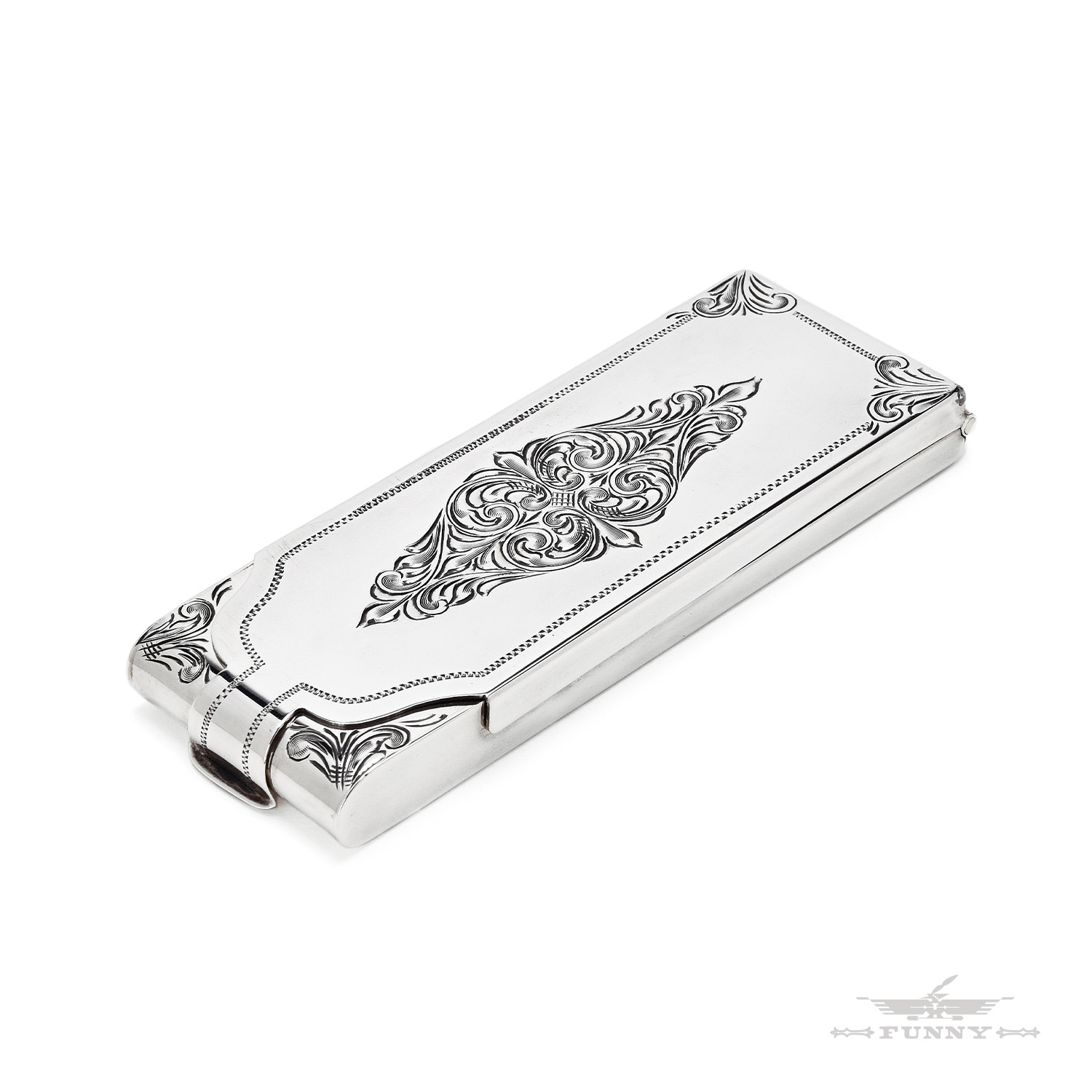 楽天市場】【FUNNY公式ストア】 ハンドエングレーブ シガレットケース