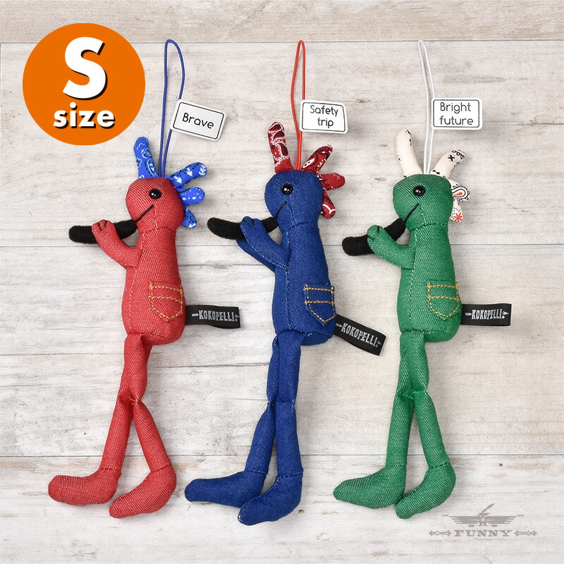 楽天市場】【FUNNY公式ストア】ココペリ Sサイズ 【デニム】人形