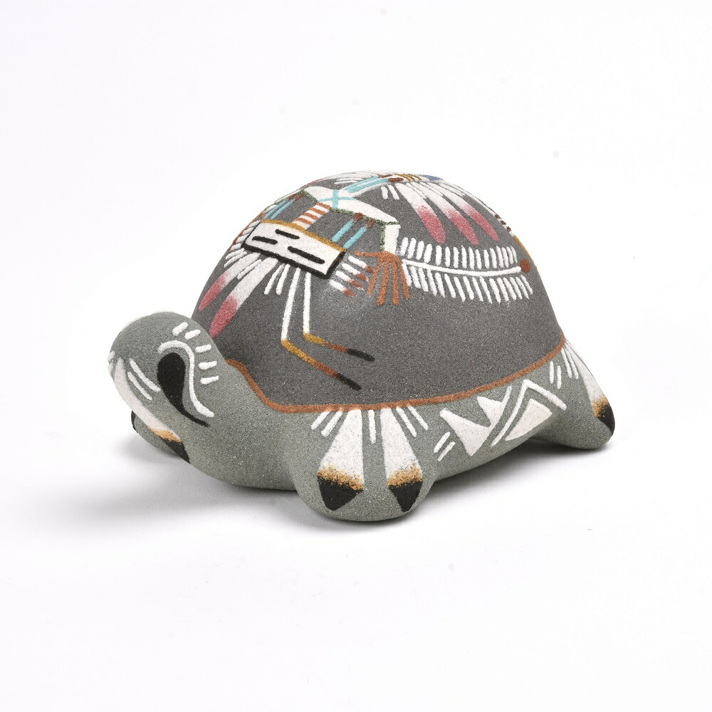 貴重ネイティブアメリカン 4方向熊ベアーサンドペイント砂絵ナバホ族