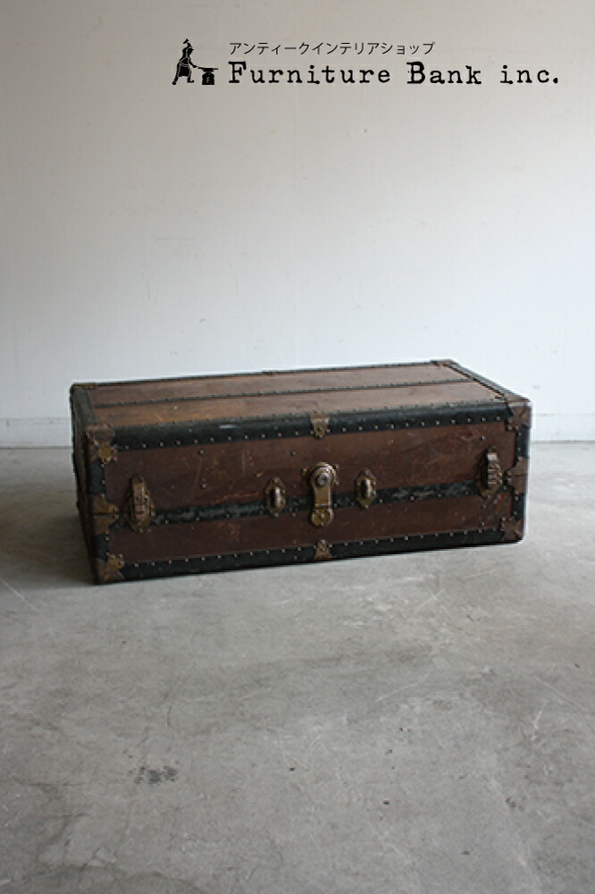 楽天市場】【中古】アンティーク トランク | トランクケース トランク
