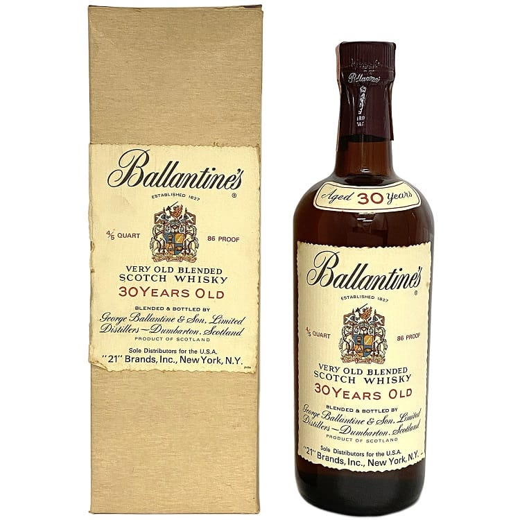 未開栓 バランタイン 30年 ベリーオールド スコッチ 古酒 ウイスキー