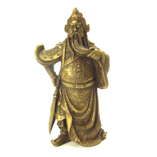 楽天市場】【送料無料】財神様≪銅製≫風水の関羽様像 置物【A】金運