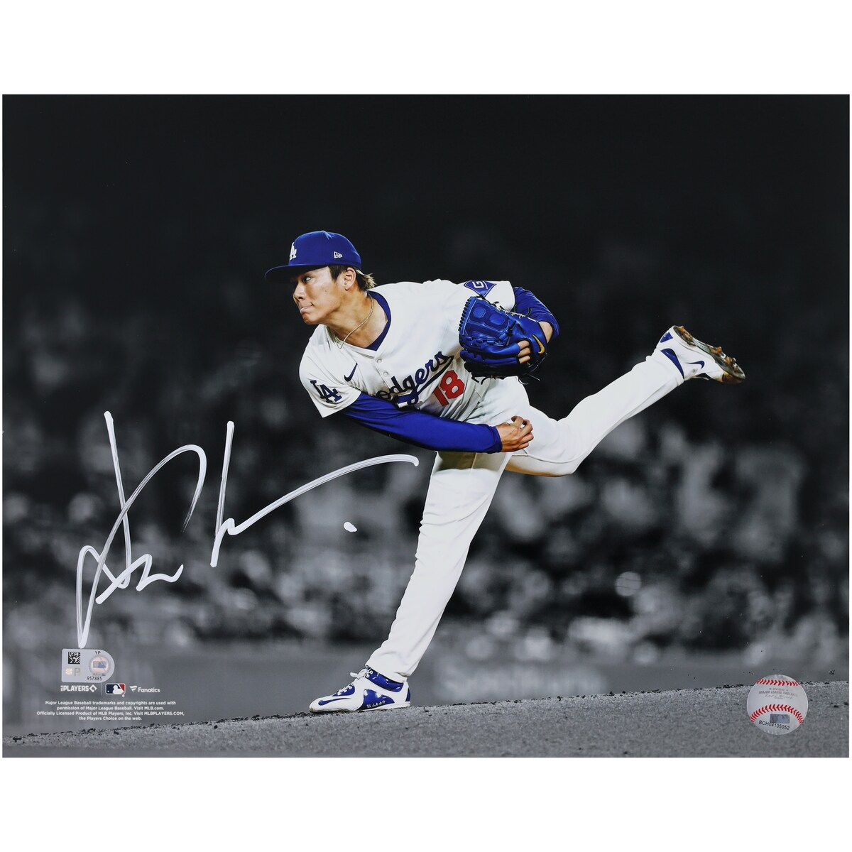 山本由伸投手 ノーヒットノーラン記念直筆サイン入りユニフォーム