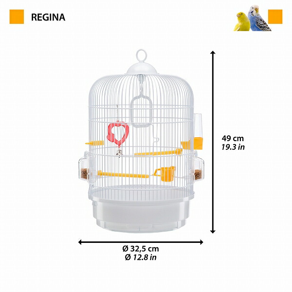 楽天市場】鳥かご おしゃれ ケージ アンティーク レジーナ ホワイト 鳥
