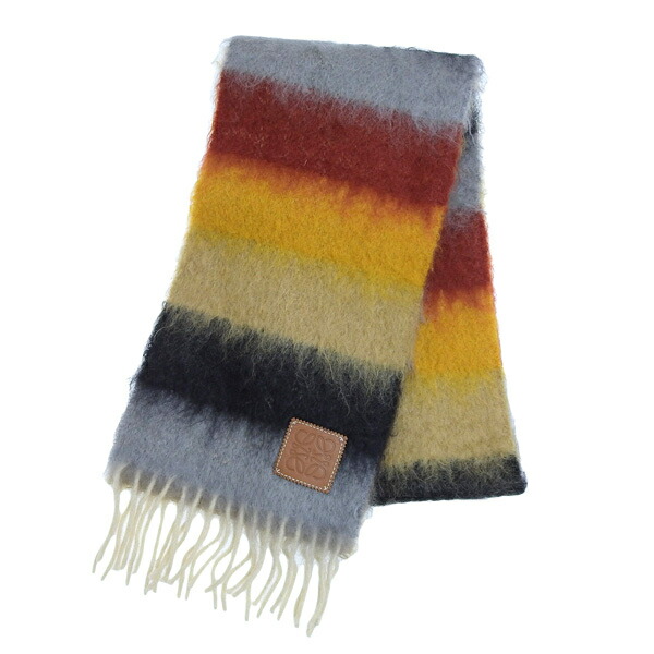 楽天市場】ロエベ マフラー レディース アウトレット ブラウンマルチ